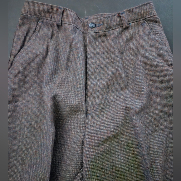 NWOT - Vintage Geoffrey Beene Wool Flannel Dress Pants - Picture 2 of 5